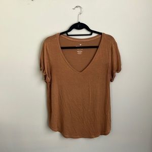 Brown soft & sexy American Eagle shirt